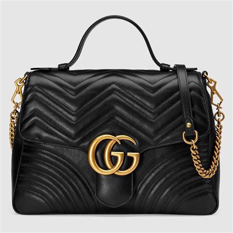 black gucci logo bag|Gucci handbags logo.